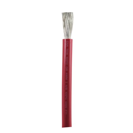 ANCOR RED BATTERY CABLE 25' 8 AWG