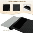 thumbnail image 4 of 2 Pcs Wood Sofa Arm Tray Foldable Couch Armrest Table Clip On Snack Phone Remote Beverage Holder (black ), 4 of 10