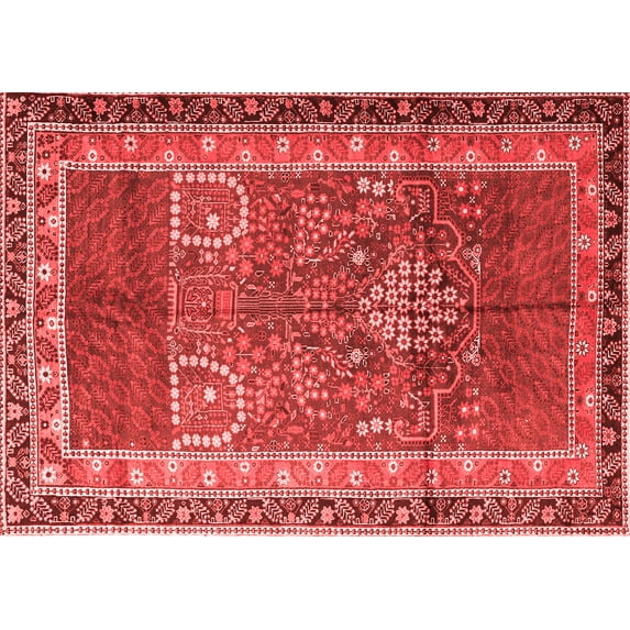 Ahgly Company Indoor Rectangle Persian Red Traditional Area Rugs, 2' x 3'