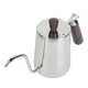thumbnail image 3 of Cafetera portátil de acero inoxidable de 700 ml con pico de cuello de cisne largo, hervidor de café para uso doméstico o en cafeterías, color plateado, 700 ml, 3 of 14
