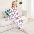 thumbnail image 3 of Unicorn Love Balloon Cozy Soft Long Sleeves Top and Pants 2 Piece Cool Pjs Pajamas Set Sleepwear Size 3-11Y, 3 of 6