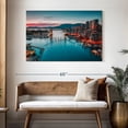 thumbnail image 3 of Elephant Stock Vancouver Waterfront Skyline Wall Art - Horizontal Canvas Wall Art - Living Room Wall Decor - Places Canvas - Teal And Gray Decor - 48" x 32", 3 of 8