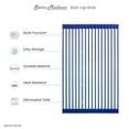 thumbnail image 4 of 20 x 12 " Kitchen Sink Grid, Navy Blue, 4 of 6