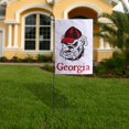 thumbnail image 1 of Georgia Bulldogs 17.5'' x 12.5'' White Garden Flag, 1 of 2