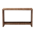 thumbnail image 2 of bali & pari Liza Bohemian Natural Seagrass Console Table, 2 of 6