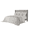 Gray, variant on Frostbloom Modern Linen Upholstered King Bed with 3-Panel Wingless Headboard, Lift Up Storage Frame, No Box Spring Needed, Black
