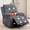 Corduroy | Gray, variant on Recliner Chair Nursery, Oversized Manual Reclining Rocking Chair, Corduroy 360 Swivel Glider with Cup Holder, Massage and Heat Recliner, Small Sofa Chairs for Adults, Living Room,Bedroom,(Pu,Brown)