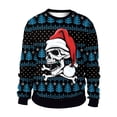 thumbnail image 1 of Sudadera con estampado navideño para hombre y mujer, jersey de cuello redondo de gran tamaño, ropa de Cosplay para fiesta de navidad, 1 of 4