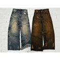 thumbnail image 4 of Pantalones vaqueros holgados de carga a rayas retro de calle Y2K de primavera y otoño de 2024, pantalones góticos de cintura alta Harajuku para hombres y mujeres, 4 of 5