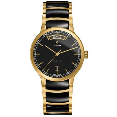 Rado Centrix Gold-Tone and Ceramic Automatic Men's Watch, R30157162