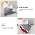 thumbnail image 2 of 1 Pce Capuche Tête de Requin Nouveauté Cône Couvre-Chef Adorable Accessoire Photo de Carnaval (Gris), 2 of 9