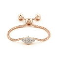 thumbnail image 2 of ANGARA Natural 0.02 Ct. Diamond Stackable Ring in 14K Rose Gold for Women (Ring Size: 3), 2 of 9
