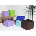 thumbnail image 6 of Unique Bargains Fabric Storage Cube Storage Bin Light Blue 11*10.6*10.6in, 6 of 6
