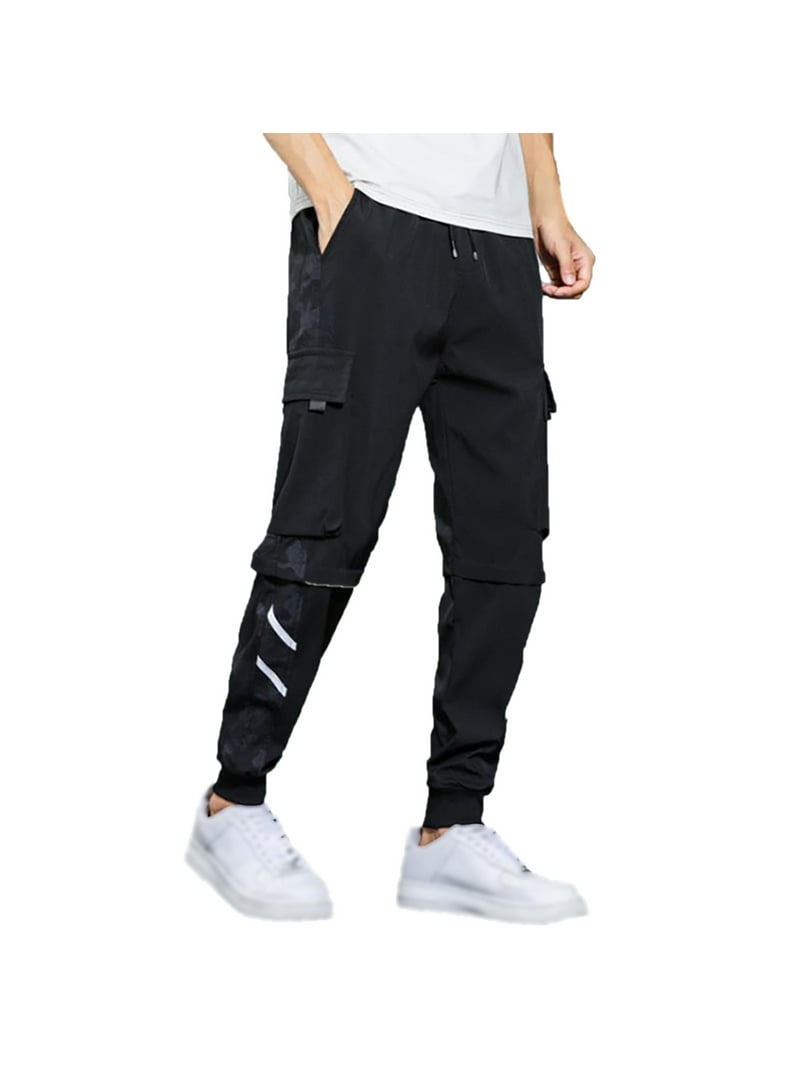 Outdoor Warm Size Open Overalls Brand Loose Plus Size Casual Trousers Big  And Tall Men's Trend Versatile Pants