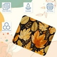 thumbnail image 3 of Leaves Square Non-Slip Rubber Bottom Printed Desk Mat Mousepad for Office and Gaming - 8.3x9.8 Inch, 3 of 6