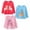 23GLT02, variant on HILEELANG Girls Long Sleeve Graphic T-Shirts, 3-Pack Soft Cotton Crewneck Tees with Reindeer and Unicorn Prints, Blue Red Pink, Sizes 2T-12