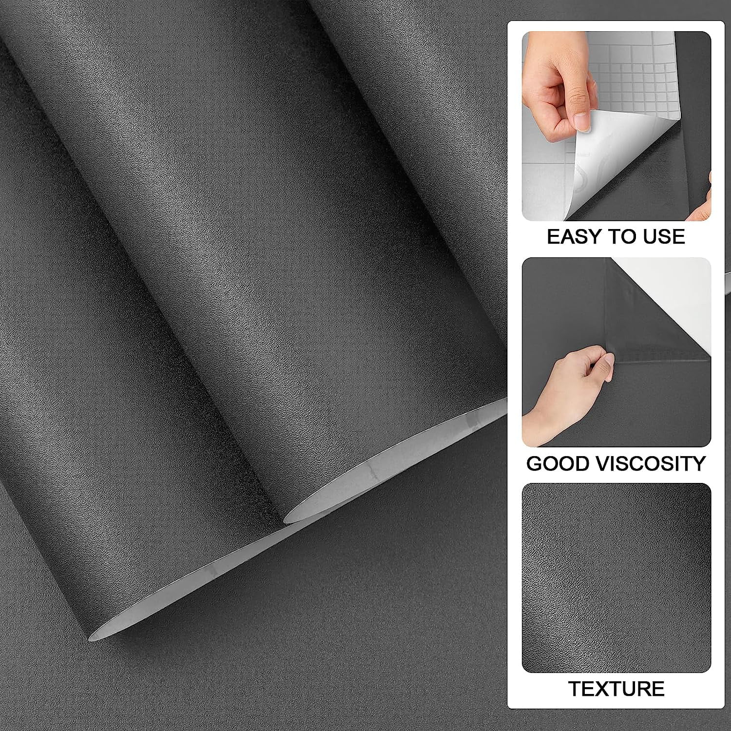 Buy Taamall Self Adhesive Solid Color Matte Textured Vinyl Paper