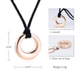 thumbnail image 2 of Cremation Jewelry Urn Necklace for Ashes for Women Men, Circle of Life Eternity Memorial Pendant Ash Jewelry, 2 of 7