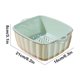 thumbnail image 3 of Cesta organizadora de utensilios de cocina, escurridor de plástico apto para alimentos, ahorra espacio, para verduras, utensilios, resistente, fácil de limpiar, multiusos., 3 of 6