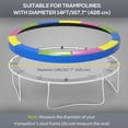 thumbnail image 4 of Soozier Coussin de Ressort pour Trampoline 14 Pi, Imperméable, Multicolore, 4 of 10