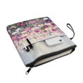 thumbnail image 2 of HELLHERO Floral Garden View Book Cover, 1pcs Polyester Handle Book Storage Bag for Paperbacks, 11.42 x 8.66 Inch, 2 of 8