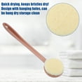 thumbnail image 3 of 1 Pc Body Bath Brush Back Scrubber for Shower with Long Handle for Skin Exfoliating PP Pink, 3 of 6