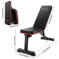 thumbnail image 2 of HEKA Weight Bench Adjustable Workout Bench Foldable Multi-Purpose Strength Training Bench, 2 of 8
