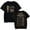 Black, variant on Matt Hansen Versions of Forever Tour 2025 Merch Short Sleeve T-shirt Unisex Fashion Crew Neck Top