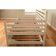 thumbnail image 5 of Kodiak Furniture Boho Daybed and Trundle in White with Linen Aqua Mattresses, 5 of 7