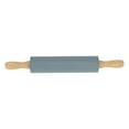 thumbnail image 2 of Large Silicone Rolling Pin Pastry Baking Mat Set for Kitchen,French Rolling Pin,Rolling Pin for Dough(Grey), 2 of 7
