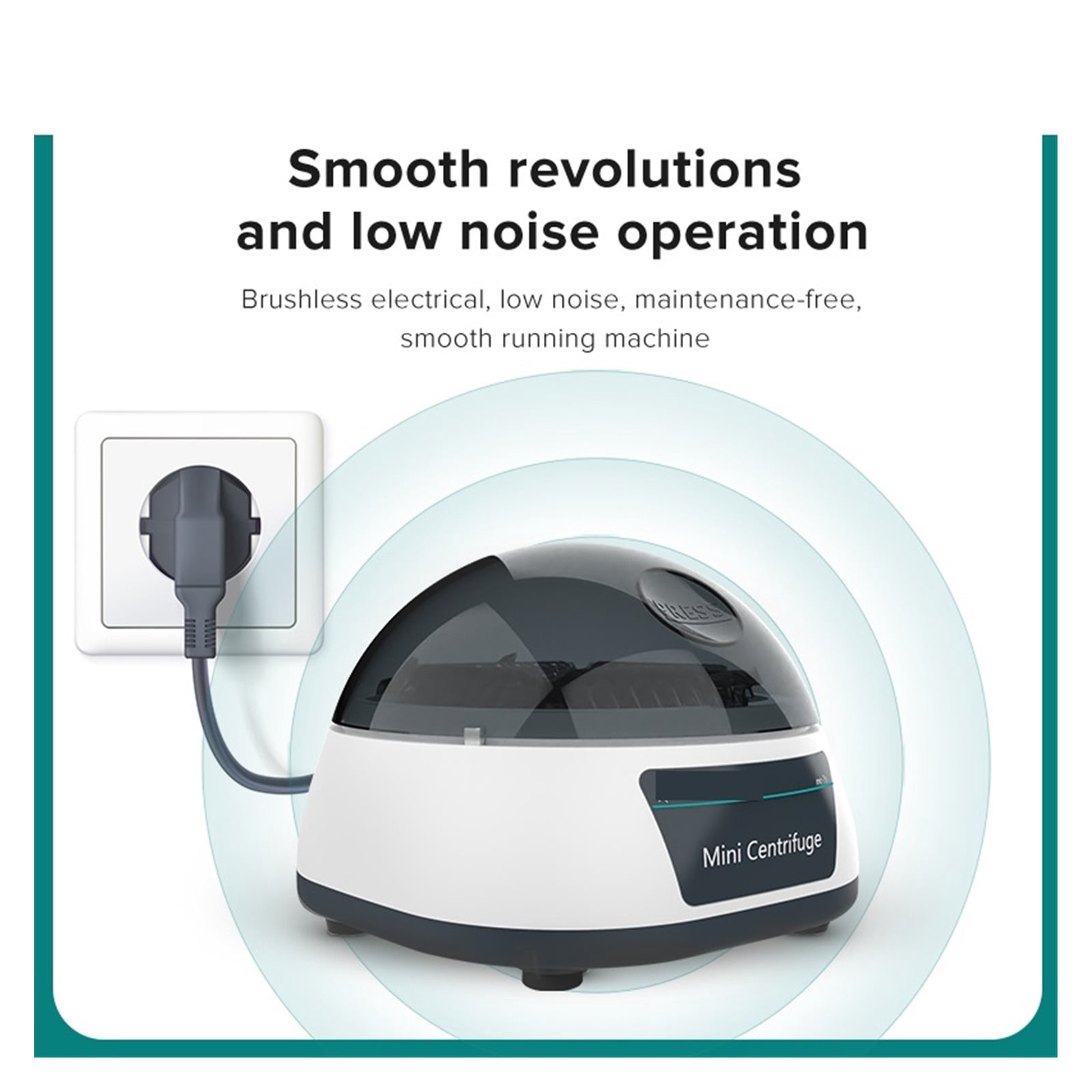 Pcr Micro Centrifuge Machine Digital High-speed Prp Plasma Centrifuge Lab 12000rpm 0.2/0.5/1.5/2ml Centrifuge Tube ,Easy to Operate