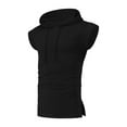 thumbnail image 6 of iopqo tank tops men men fitness muscle solid sleeveless hooded bodybuilding tight-drying topssummer tops mens t shirt black xxl, 6 of 9