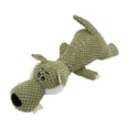 thumbnail image 2 of Indestructible Dog toys,New Durable 10" Plush Dog Toys for Aggressive Chewers, Squeaky Chew Toy for Small Medium Large Dogs Puppy Teething Toys,flying bird cat toy,Chew-resistant,Green 1, 2 of 9