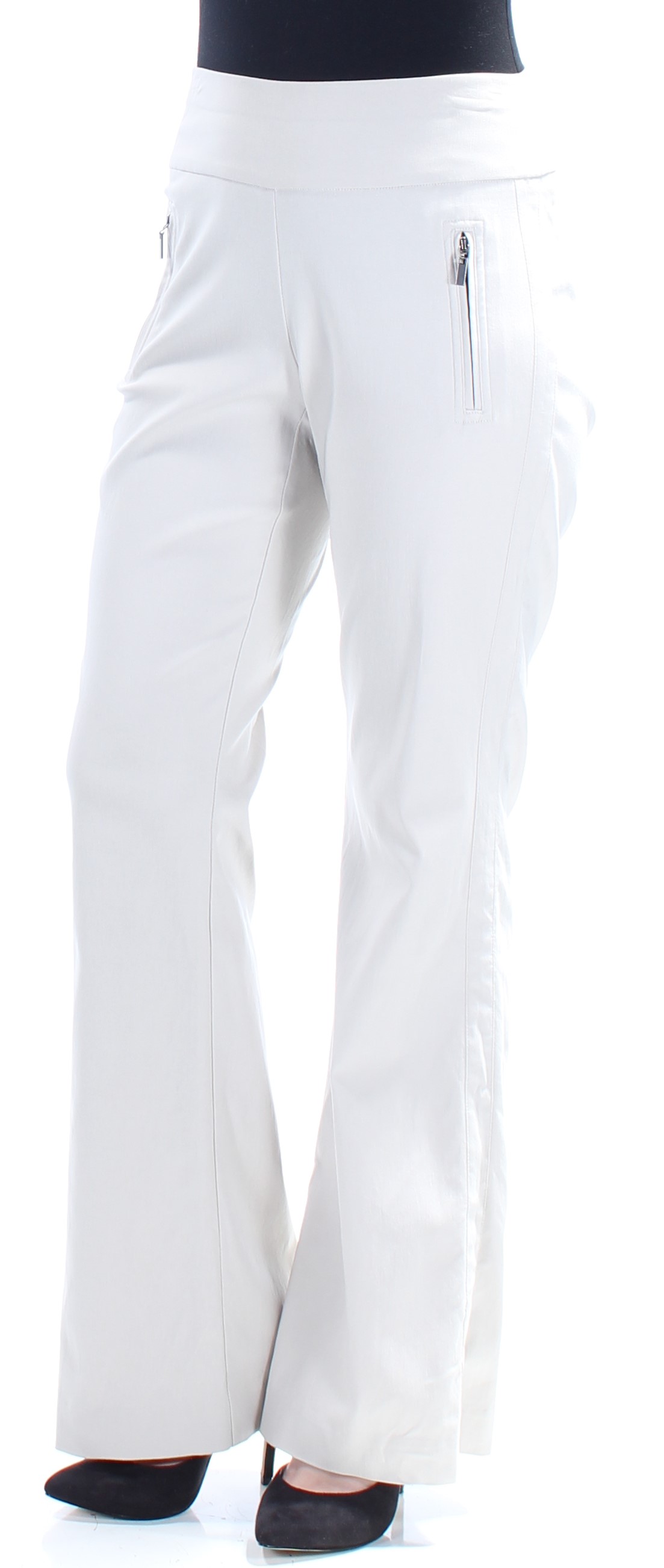 Curvy Pull-On Straight-Leg Pants 