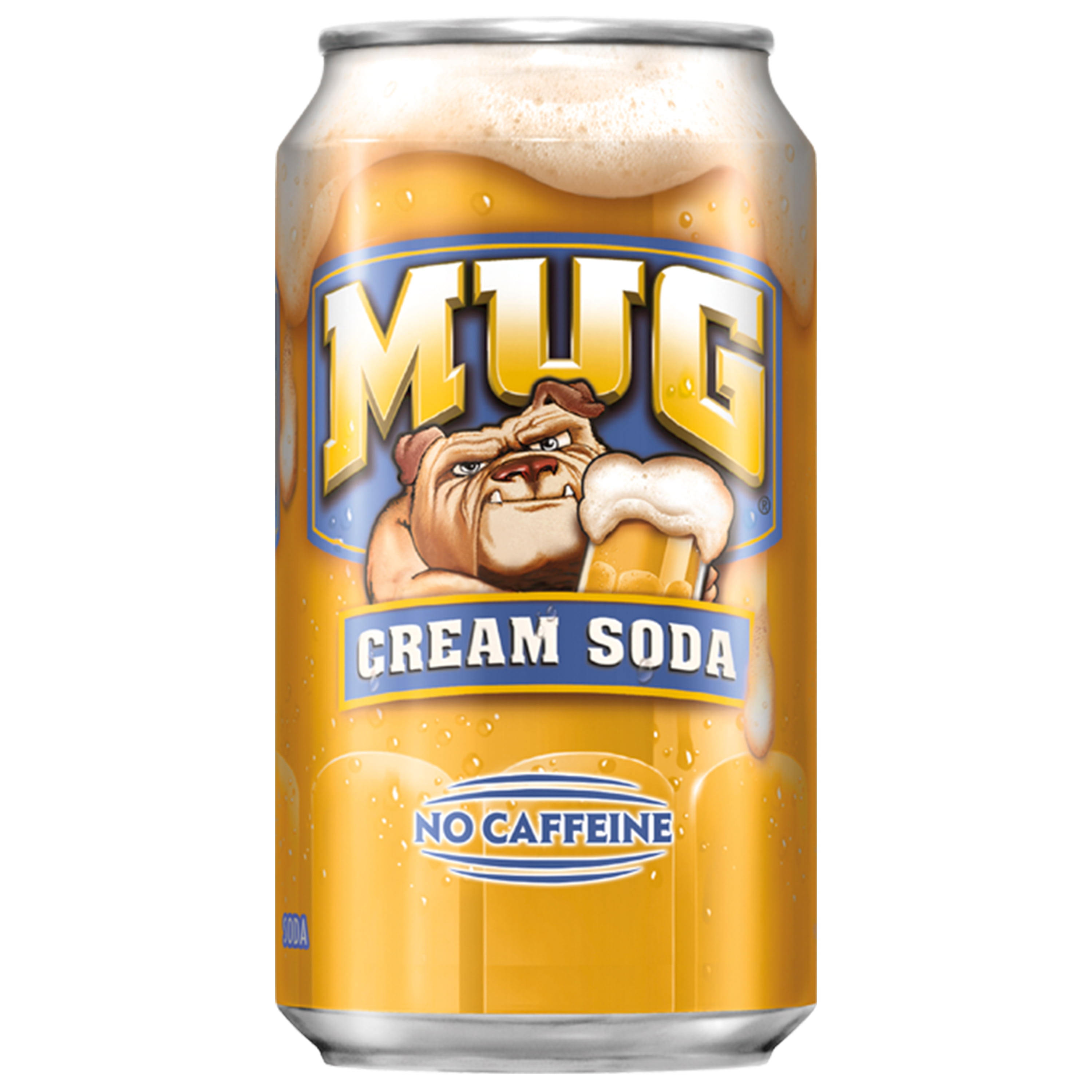 Mug Cream Soda, Cans, 12 fl oz, 6 ct