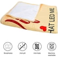 thumbnail image 5 of Flannel Blanket to Daughters, Birthday Blanket Gift, Air-conditioned Throw Blankets, Letter Printed Blanket to Daughter, Daughter's Blanket Gift, Letter Printed Flannel Quilts (Dad to Daughter), 5 of 6