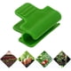 thumbnail image 5 of Paquete de 24 abrazaderas para manguera de jardín, accesorios para envolver cobertizos de jardín, estacas para plantas, clips de plástico para envolver invernaderos, Baobao verde, 5 of 5
