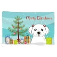 thumbnail image 1 of Carolines Treasures BB1580PILLOWCASE Christmas Tree & Maltese Fabric Standard Pillowcase, 1 of 2