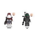 thumbnail image 3 of KlickoWorld 14 piezas Figuras de Soldados de Guerra Espacial, Set de Juguetes de Bloques de 4 cm, Muñecos Inspirados en Anime, Regalos para Fiestas Infantiles, 3 of 5