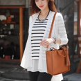 thumbnail image 4 of Tassel 4PCS Women Simple Single Shoulder Bag Soft PU Leather Crossbody Bag, 4 of 6
