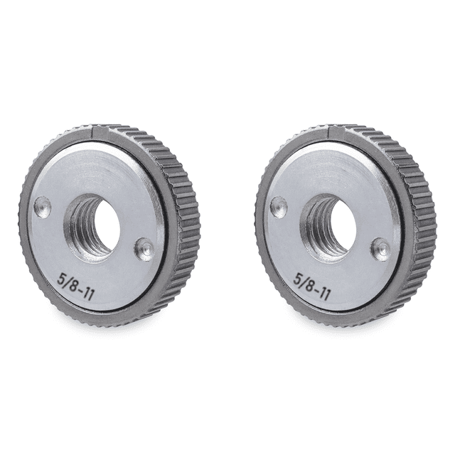 2pcs 5/8 Inch-11 Grinder Nut,Quick Release Angle Grinder Flange Nut Grinder Locking Nut for Angle Grinder
