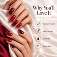 thumbnail image 2 of Water Nail Polish Pen Set, 6 Colors Air Dry Nail Art Pens, No UV Lamp Needed, Quick-Drying & Vibrant Color Payoff, Nail Art Studio for Teens, Perfect for Gifting, 30ml+8ml Remover, Style K, 2 of 8