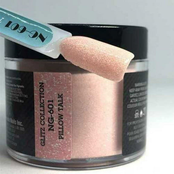 NUGENESIS Manicure Nail Dipping Color Glitter 1.5oz/jar - NG601 Pillow Talk