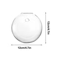 thumbnail image 4 of Viflosae Vases for Flowers Small Vase Home Decor Living Room Creatives Wall Hanging Vase Semi-round Transparent Hydroponic Glass Crafts Home Decoration, 4 of 9