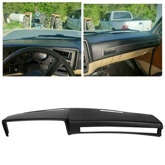 Kojem Black Dashboard Cover Dash Cap Compatible with 1981-1987 Chevy GMC Full Size Pickup 1981-1993 Chevy GMC SUV