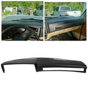 Kojem Black Dashboard Cover Dash Cap Compatible with 1981-1987 Chevy GMC Full Size Pickup 1981-1993 Chevy GMC SUV