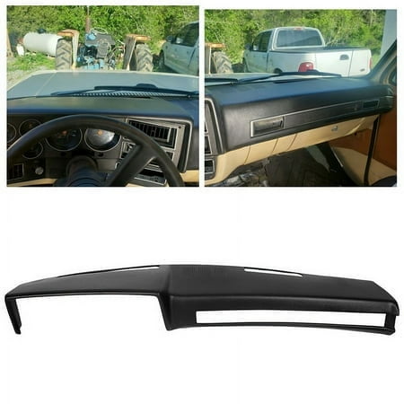 Kojem Black Dashboard Cover Dash Cap Compatible with 1981-1987 Chevy GMC Full Size Pickup 1981-1993 Chevy GMC SUV