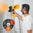 thumbnail image 5 of AZZUNO Paint Sprayer 1000W HVLP High Power Electric Spray Paint Gun with 41 fl oz Container, 4 Nozzles & 3 Patterns Yellow, 5 of 7