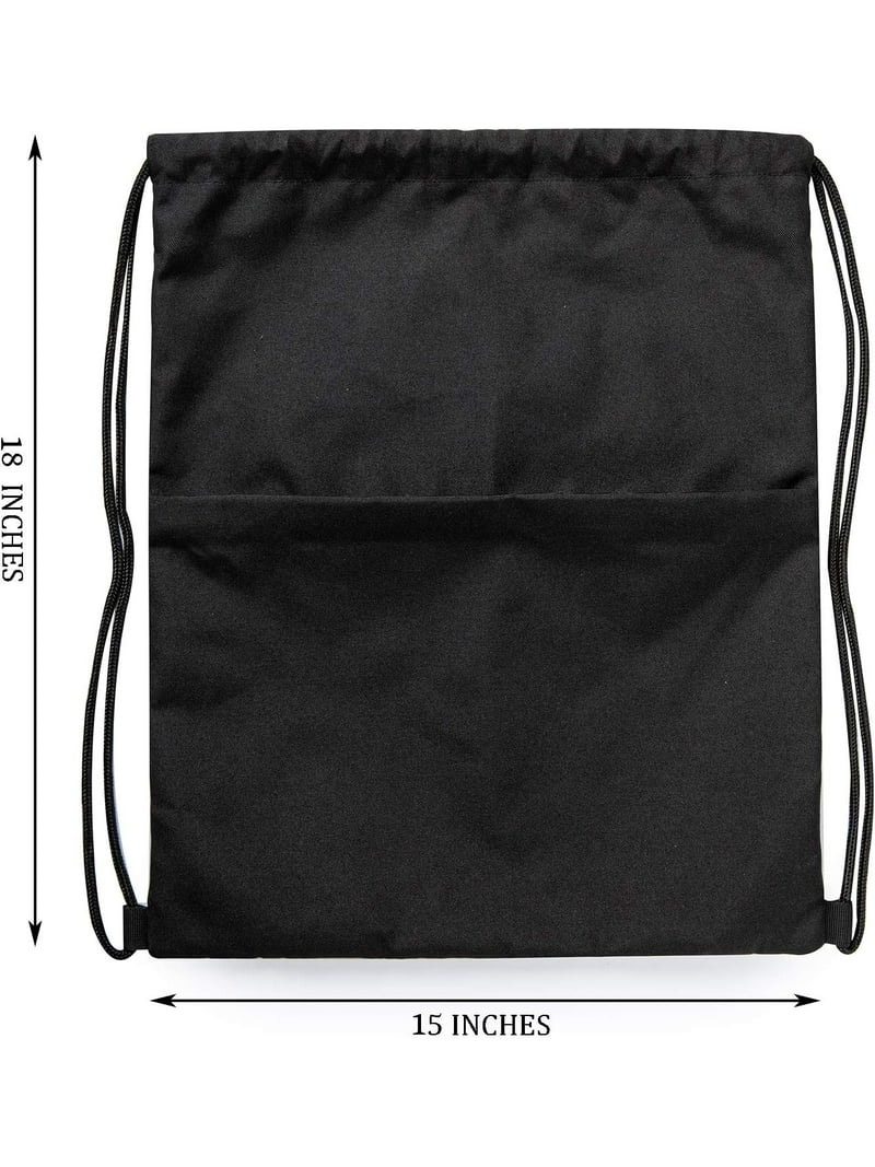 ZDWQFA, Drawstring Backpack, 18x15 inches, Water Resistant Sports