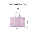 thumbnail image 4 of Bolsa de viaje plegable, bolsa de lona, equipaje de mano, bolsa de lona deportiva, bolsas de mano para aviones, bolsa de fin de semana, bolsa de noche para mujeres y niñas, 4 of 5